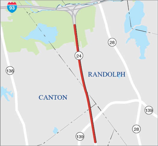 RANDOLPH: RESURFACING AND RELATED WORK ON ROUTE 24 RANDOLPH: RESURFACING AND RELATED WORK ON ROUTE 24